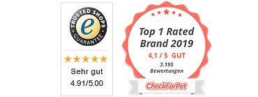 PLATINUM Trusted Shops und Top 1 Rated Brand 2019